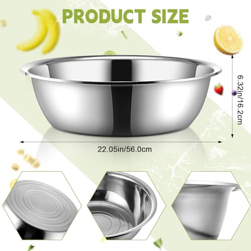 2-Pieces-Stainless-Steel-Mixing-Bowl-Oversized-All-Purpose-Steel-Bowl-Metal-Bowl-for-Christmas-Serving-Baking-Marinating-Cooking-26-Quarts