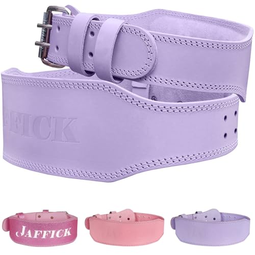 Jaffick Weight Lifting Belt For Women (4" Wide) - M,Purple