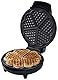 Bestron Waffeleisen für klassische Herzwaffeln, Waffelmaker mit Backampel & Antihaftbeschichtung, 700 Watt, Farbe:Schwarz