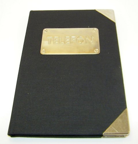 Arlac - Telefon- und Adressbuch "Ravenna" schwarz Cover