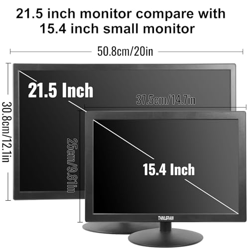 PC Monitor 15,4 Pollici con HDMI VGA, 1400 × 900 LED schermo per, PC, Computer, Raspberry Pi Windows 7/8/10 (60Hz, 5ms, VESA, TN, altoparlanti integrati) - Monitor - Immagine 2