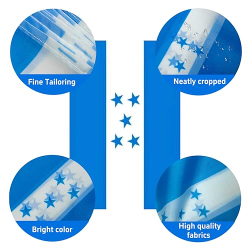 Image of AhfuLife 30 Pcs Honduras String Flags for Independence Day Decorations, Small Honduran Flag Bunting Banner - Double Sided for National Day Festival Party Decorations (5.5x8.3 Inch-33 Ft)