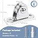 Small Pulley Block 1" Mini Duplex Pulley Roller Frictionless Silent Wheel Heavy Duty Fixed Pulley Loading 176 lb for Rope Cable Cord Guide & Wall Ceiling Mount DIY Project - 6 Pack