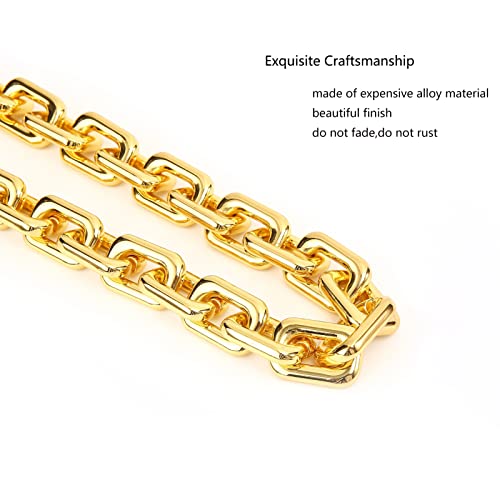 22.5 Inch Gorgeous Heavy Metal Bag Chains Purse Handle Shoulder Strap Replacement (Yellow Gold,Small)3