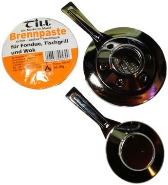 Alcohol burner with burner paste