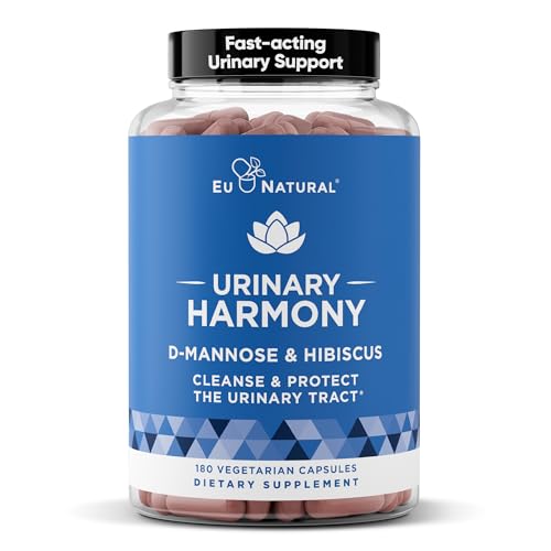 Image of Urinary Harmony D-Mannose Supplement for Urinary Tract Health, 180 Capsules