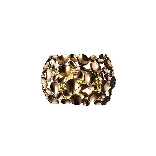 Image of Schuller 2 Light Wall Lamp Rose Gold, E14