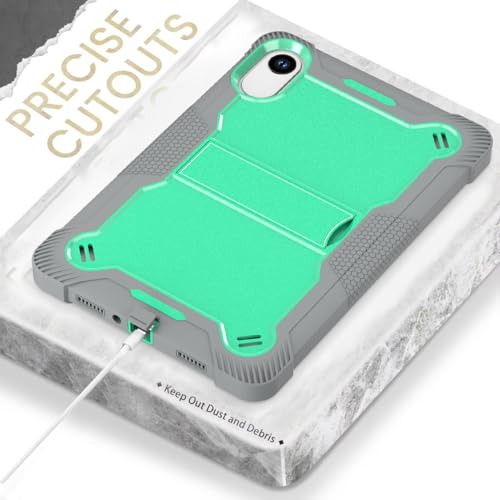Image of ProElite Cover for Xiaomi Redmi Pad 2 11 inch Case, Rugged Shockproof Heavy Duty Back Case Cover for Xiaomi Redmi Pad 2 11 inch, Mint Grey