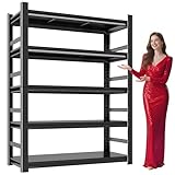 Metal Garage Shelving Unit, Heavy Duty 5-Tier Adjustable Storage shelves,Shelving Unit Garage Shelves,Industrial Shelving for Heavy Tool Organizer,Warehouse Pantry Basement,72