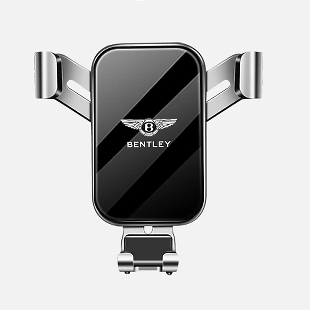 CAULOCar Phone Holder for Bentley Mulsanne Bentayga Flying Spur Continental Arnage, Vent Mount, Stable and Not Falling, Car Accessories,sliver