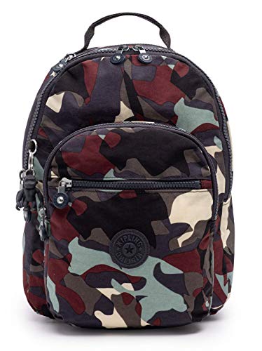 Kipling SEOUL Mochila escolar  35 cm  14 liters  Multicolor  Camo