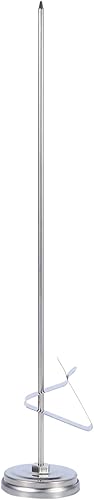 Miniatura 9 de Sonda de cocina de acero inoxidable de 12 pulgadas de largo, medidor de termómetro analógico, esfera analógica, doble escala con clip para