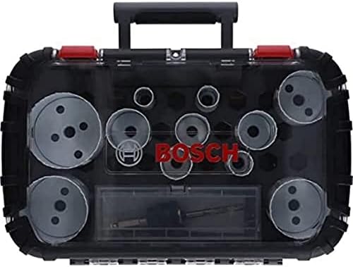 Bosch Professional 9 pcs. Hole Saw Progressor for Wood & Metal Set (for Electricians, Ø 19-68 mm, Accessory Drill)