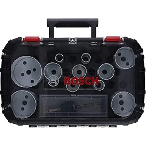 Bosch Professional 14 pcs. Hole Saw Progressor for Wood & Metal Universal Set (Ø 20-76 mm, Accessory Drill) Cover