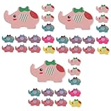 SHINEOFI 90pièces Push Élégants Éléphant Attaches Mémos Carton Et Décoratives pour ...