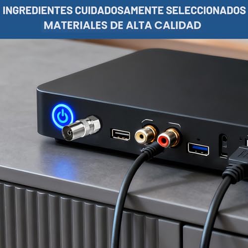 Miniatura 6 de Sariputa Juego De 16 Conectores F Tipo Tv Para Antenas Coaxiales, Juego De Conectores De Cable Coaxial, Adaptadores De Antena, Conector Macho A Conector Coaxial De Tv Hembra, Kit De Cables F Para