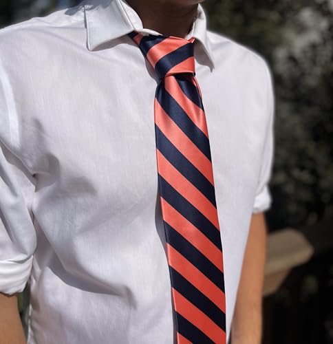 Image of tiemart Men's Striped Tie Standard Length