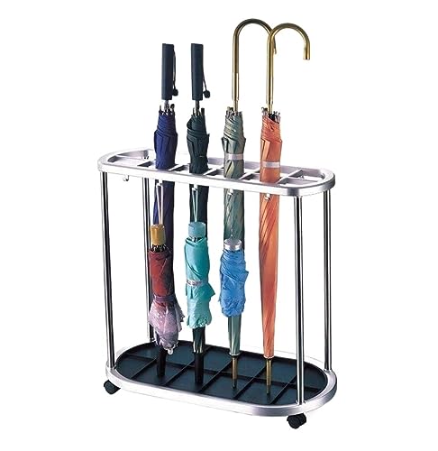 Porte-parapluie d'intérieur grand volume rangement 22 places pour seau de couloir