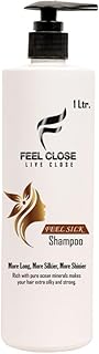 Feel Silk Hair Shampoo Paraben-Free, Moisturizing & Nourishing for Soft, Smooth, and Healthy Hair (1 L)