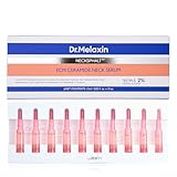 Dr.Melaxin Neck Tightening Ampoule – Firming & Lifting Ampoule for Neck Wrinkles & Sagging Skin, Necksphalt ECM Barrier Anti-Aging Korean Neck Care Treatment, 1.5ml×10ea