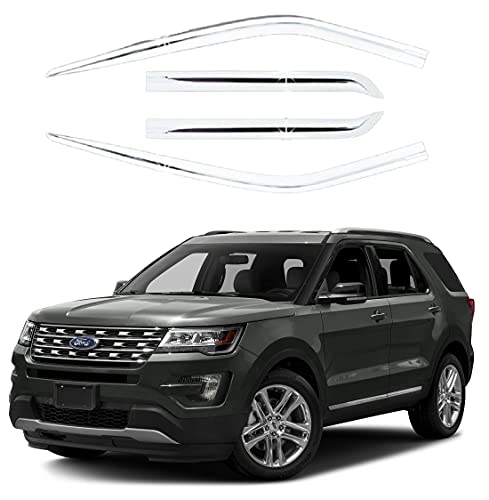AUTOCLOVER Side Window Visor 4 Piece Set for Ford Explorer ...