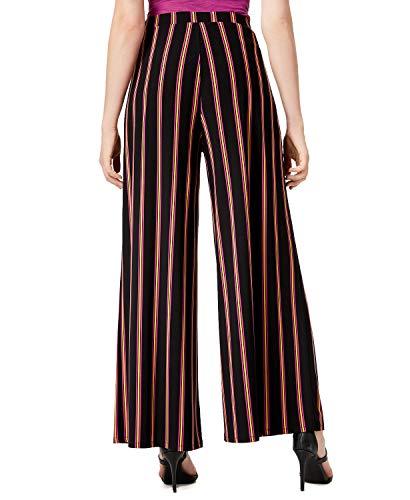 Bar III Striped Wide-Leg Pull-On Pants (Margarita, M)2