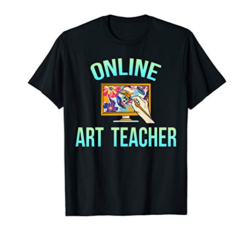 Virtual Learning Online Art Teacher T-Shirt