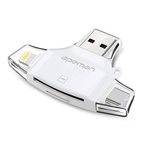 APEMAN Lector de Tarjeta Multifuncional 3 en 1