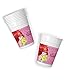 Procos 93552 - Party-Becher Princess Dreaming, 8 Stück, Füllmenge 200 ml, aus Plastik, Party-Geschirr, Geburtstag, Mottoparty