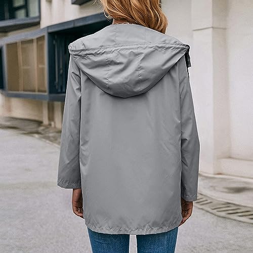 Chaqueta funcional informal larga que repele la llovizna urbana 6