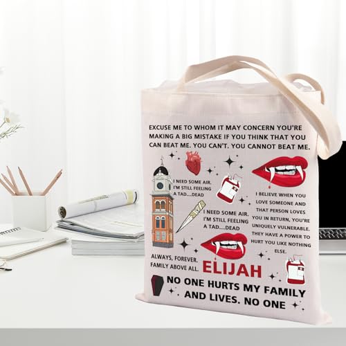 Sac Damon Salvatore : rangez vos cours dans ce cabas solide Elijah - 3