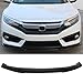 Front Bumper Lip Compatible with 2016-2018 Honda Civic, IKON GT Style Black PU Front Lip Finisher Under Chin Spoiler Add On by IKON MOTORSPORTS, 2017