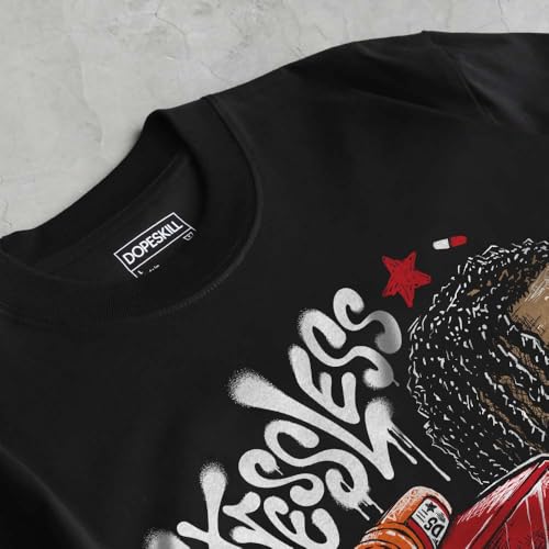 Image of DopeSkill Graphic Tee Streetwear Hip Hop Hypebeast Street Style Unisex T-Shirt Sneaker Colour Matching Shirts Cool Flexing