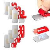 PHIXBEAR 6-Pack No-Drill Invisible Magnetic Cabinet Catches, Stainless Steel with Strong Adhesive Made of 3M - for Kitchen, Bathroom & Closet Drawers