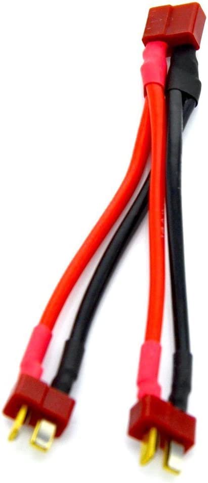 Amazon | 2 パック T プラグ パラレル バッテリー コネクタ ケーブル