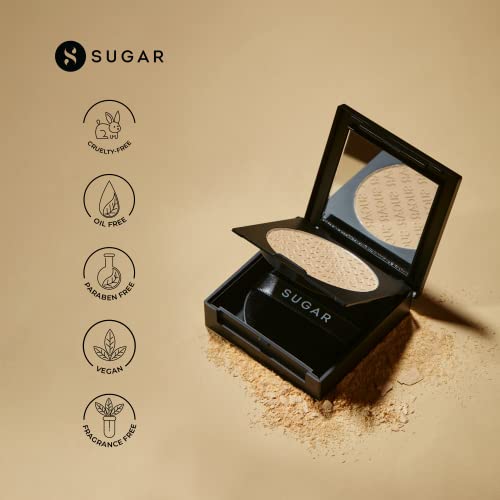 SUGAR Cosmetics - Powder Play - Banana Compact - For Colour Correction or to Mask Shine - Oil-Controlling, Smooth Application, Long Lasting - Image 3