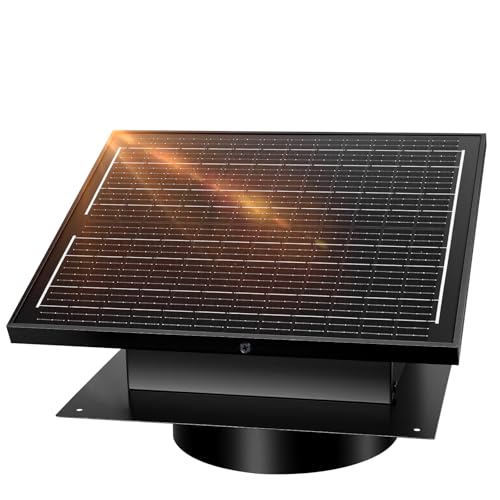 32W Solar Attic Exhaust Fan with 10