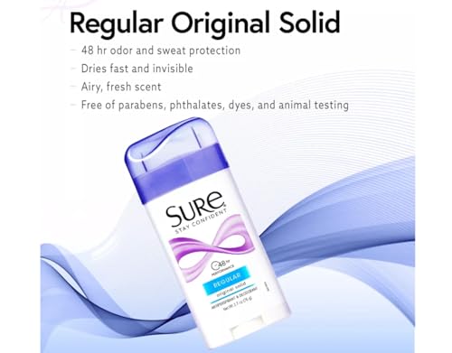 Desodorante sólido Sure Original 2.7 oz pack 18 miniatura 3