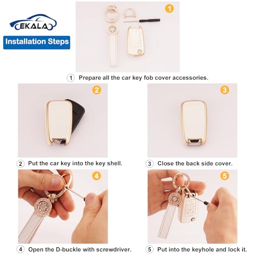 Protection clé TPU souple anti-choc pour télécommande 5 boutons GMC