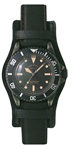 [���@�[�O�E�H�b�`�J���p�j�[]VAGUE WATCH Co. �r���v BLK SUB(�u���b�N �T�u) �~���^���[ GUIDI&ROSELLINI ����t�N���V�b�N�x���g BS-L-CB001 �����Y