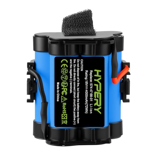 18V 4000mAh Ersatz Li-ion Akku für Gardena 574 47 68-01/02/03 586 57 62-02, R38Li, R40Li, R45Li, R50Li, R70Li, Flymo 1200R, Husqvarna Automower 105, 305 3 08 30 8X, McCulloch ROB R800 R1000