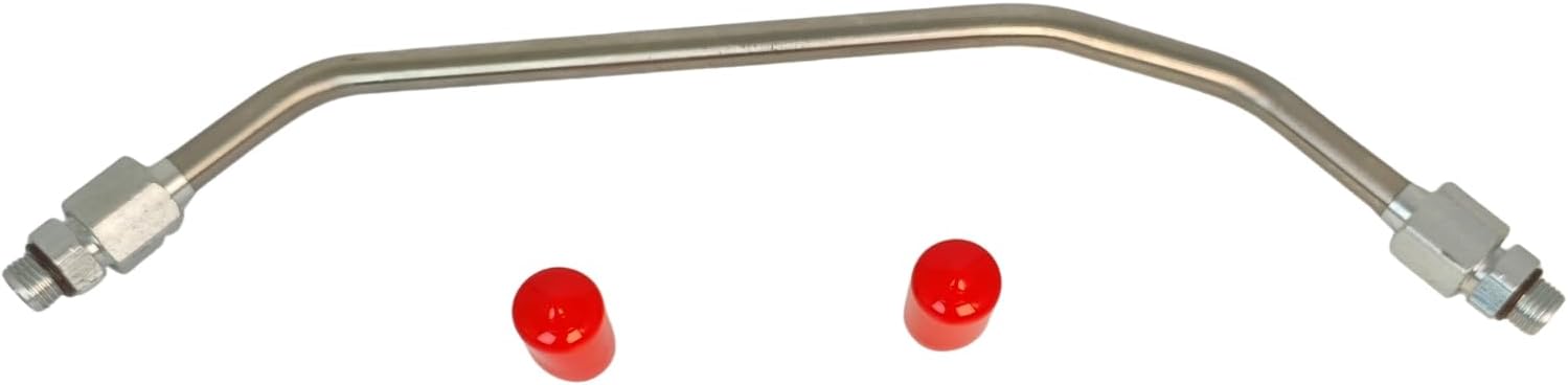 EZROAD High Pressure Crossover Tube Compatible with Ford 7.3 7.3L Diesel 1999.5-2003 Engine, F250 F350 F450 F550 Super Duty Truck w/Oring Stainless Steel