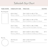 Laura Ashley Dekoracyjny obrus, odporny na zagniecenia, plamy, zalanie, wodoodporny, łatwy w pielęgnacji, poliestrowy, do jadalni, kuchni, na święta i imprezy, okrągły, 178 cm, renifer