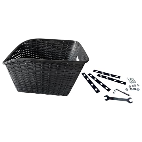 Aosekaa Cesta de bicicleta traseira para bicicleta, suporte de carga, cesta para bagagem, ciclismo