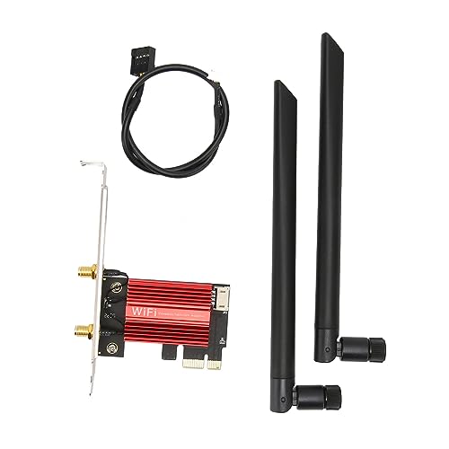 Tarjeta PCIE WiFi Dual Band 1200Mbps Plug and Play para PC de Escritorio compatible con Windows 7, 8, 10 y 11 miniatura 5