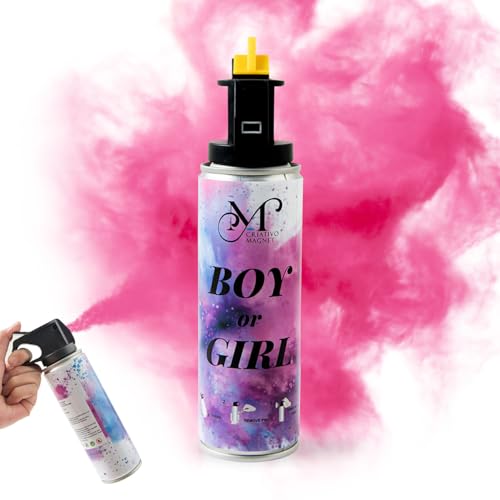 Gender Reveal Fire Extinguisher 100% Biodegradable Baby Girl Reveal Party Decorations Ideal for Exciting Gender Reveal Ideas (1 Pink pcs)