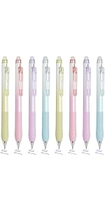 BAYTORY Pastel Erasable Gel Pens, 6Pcs Blue Ink & 6Pcs Refills - View #5