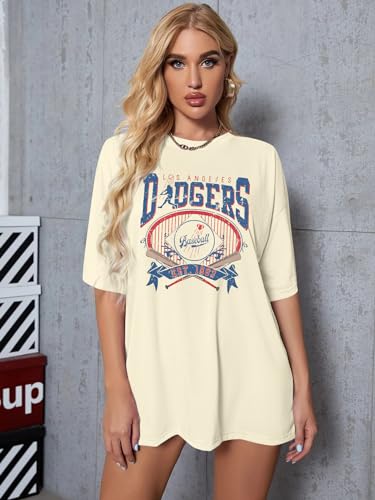 Baseball Shirts for Women Oversized Game Day Sports Fan Shirt Baseball Mama Casual Short Sleeve Tee2