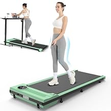 Walking Pad Treadmill - 2.5HP Quiet Under Desk Treadmill with Wide Running Belt, Portable Treadmills for Home/Office Small, LED Display & Remote Control for Walking, Jogging, Running