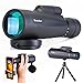 Produktbild 10-30x50 Monokular Teleskop für Erwachsene, Hochleistungs Zoom Monokular mit Smartphone Halter Stativ für Vogelbeobachtungs Safari Wandern Camping Sport